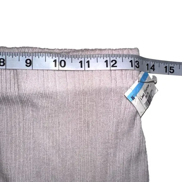 NEW ATM Anthony Thomas Melillo Merino Wool Ribbed Mini Skirt SMALL
