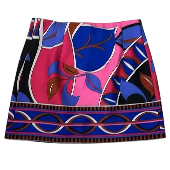 New Zara Mini Skirt Bright Hues Sexy Date Night BLOGGER FAV - Viral