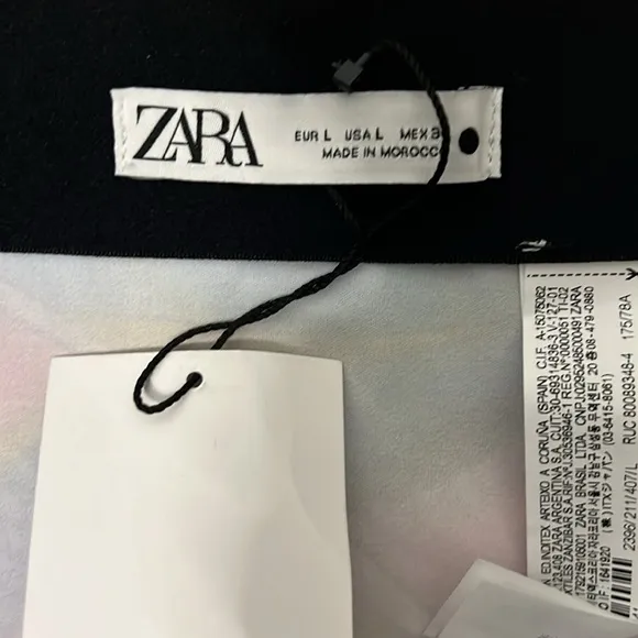 New Zara Mini Skirt Bright Hues Sexy Date Night BLOGGER FAV - Viral