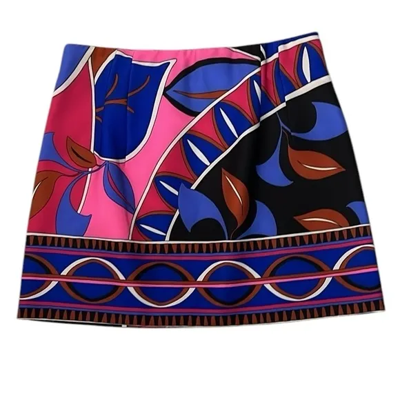 New Zara Mini Skirt Bright Hues Sexy Date Night BLOGGER FAV - Viral