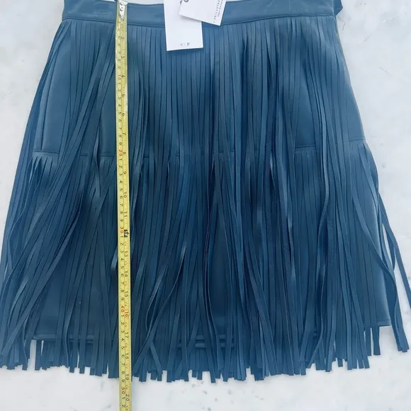 nphilanthropy vegan fringe skirt