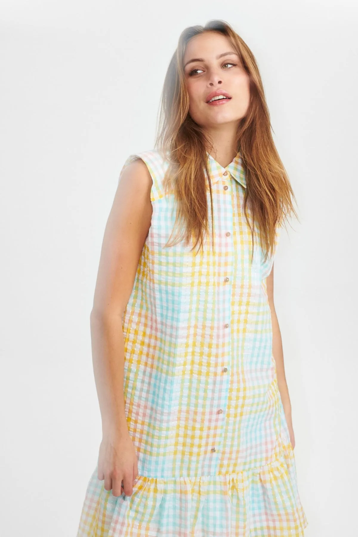 Numph Lissy Dress in Cloud Dancer