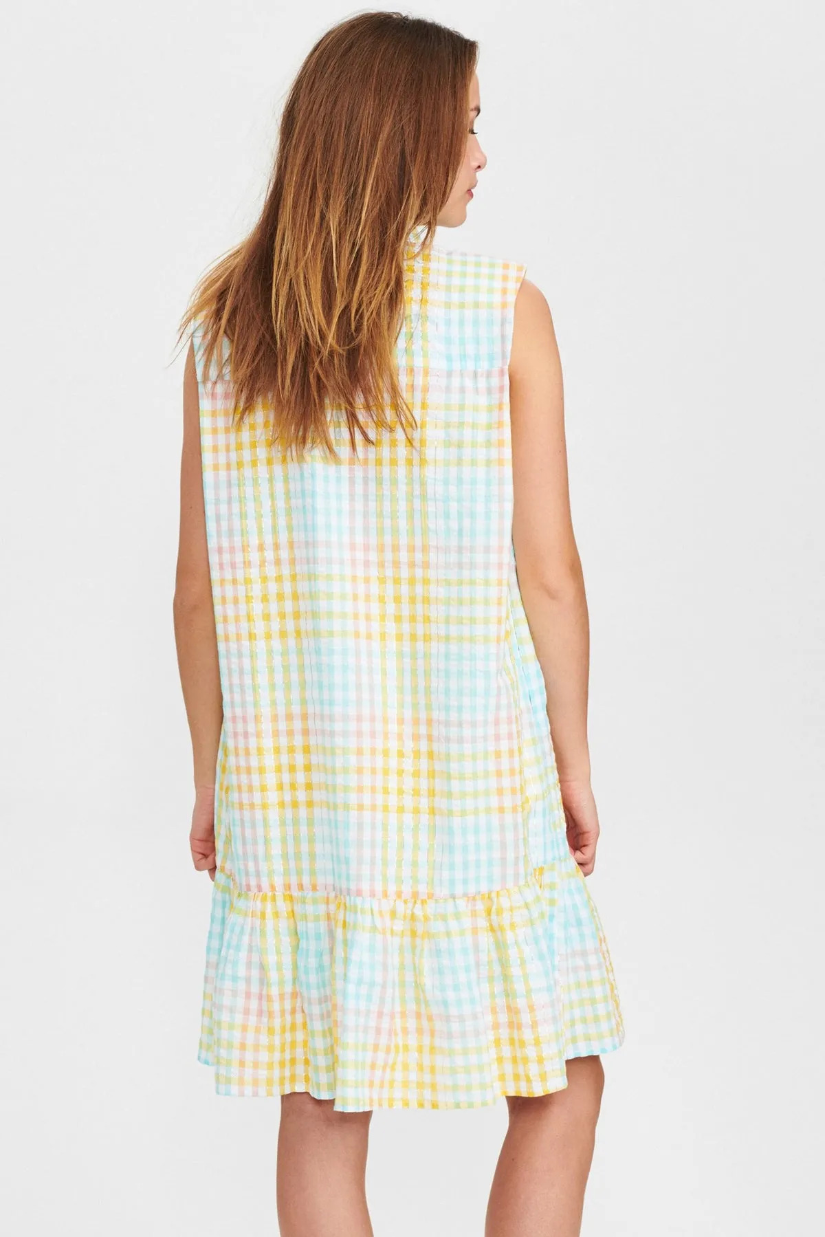Numph Lissy Dress in Cloud Dancer