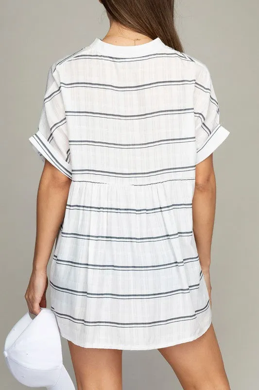 Nuvi Apparel Henley neck shirt