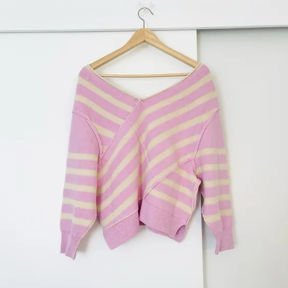 NWOT Free People Crossroads Pullover Knit Sweater Size XS