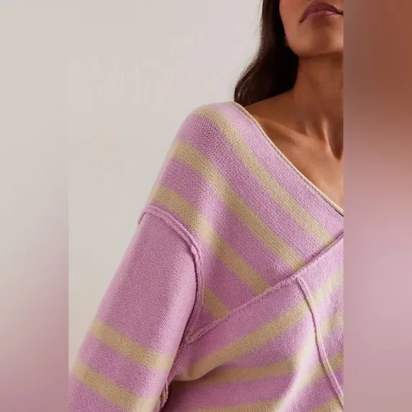 NWOT Free People Crossroads Pullover Knit Sweater Size XS