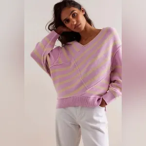 NWOT Free People Crossroads Pullover Knit Sweater Size XS