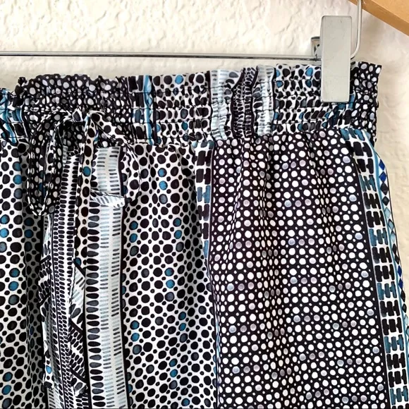 NWT Greylin Keeley Printed Smocked Mini Tie Skirt
