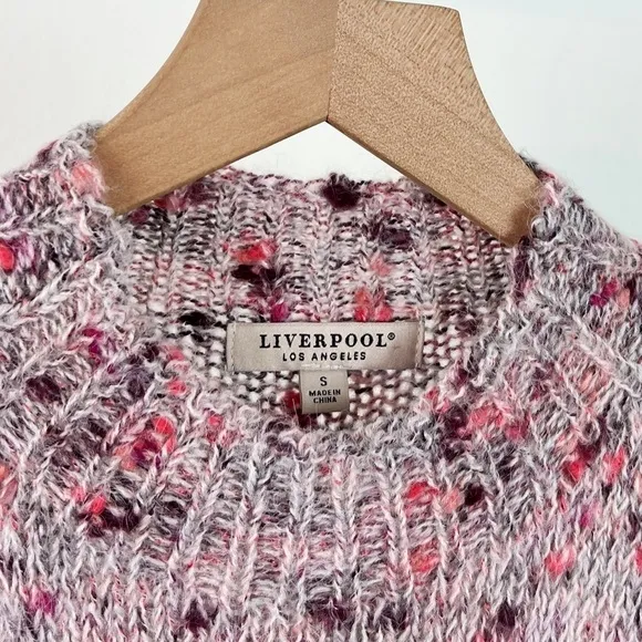 NWT Liverpool Mock Neck Sleeveless Knit Confetti Sweater Tank Top