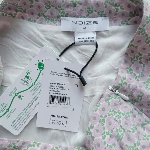 NWT- Noize,  Kadence Ruffle Floral Print Summer Mini Skirt