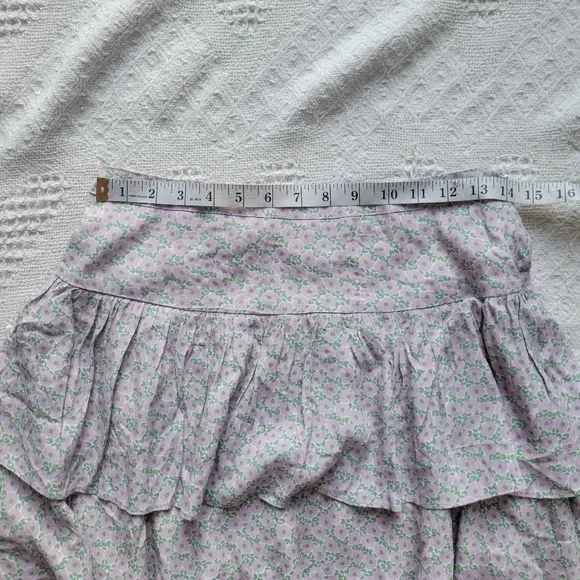 NWT- Noize,  Kadence Ruffle Floral Print Summer Mini Skirt