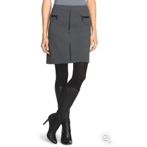 NWT White House Black Market Zipped Mini Skirt Size 4