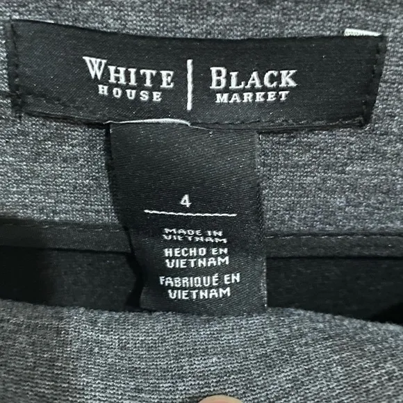 NWT White House Black Market Zipped Mini Skirt Size 4