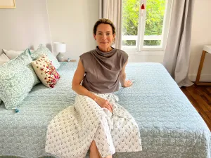 Olive Blackbuck Wrap Skirt
