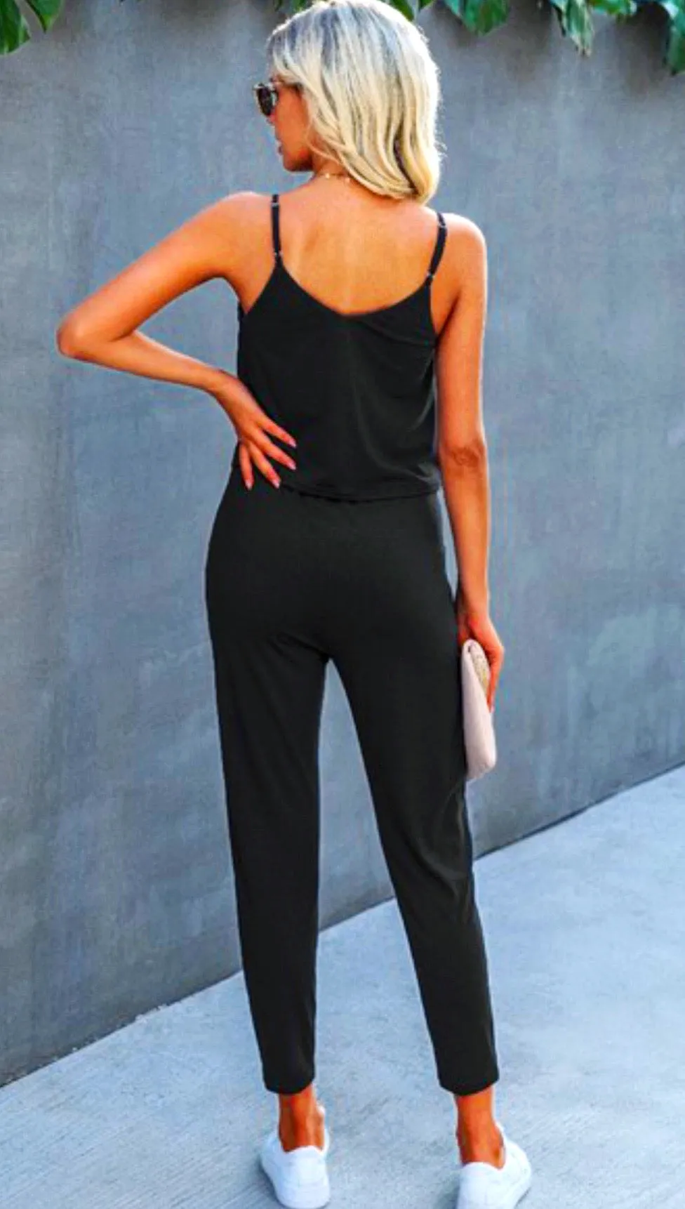 On the Go Sleeveless Jumpsuit