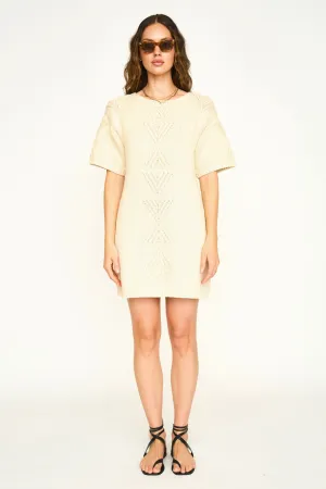 Osaka Short Dress in Bone
