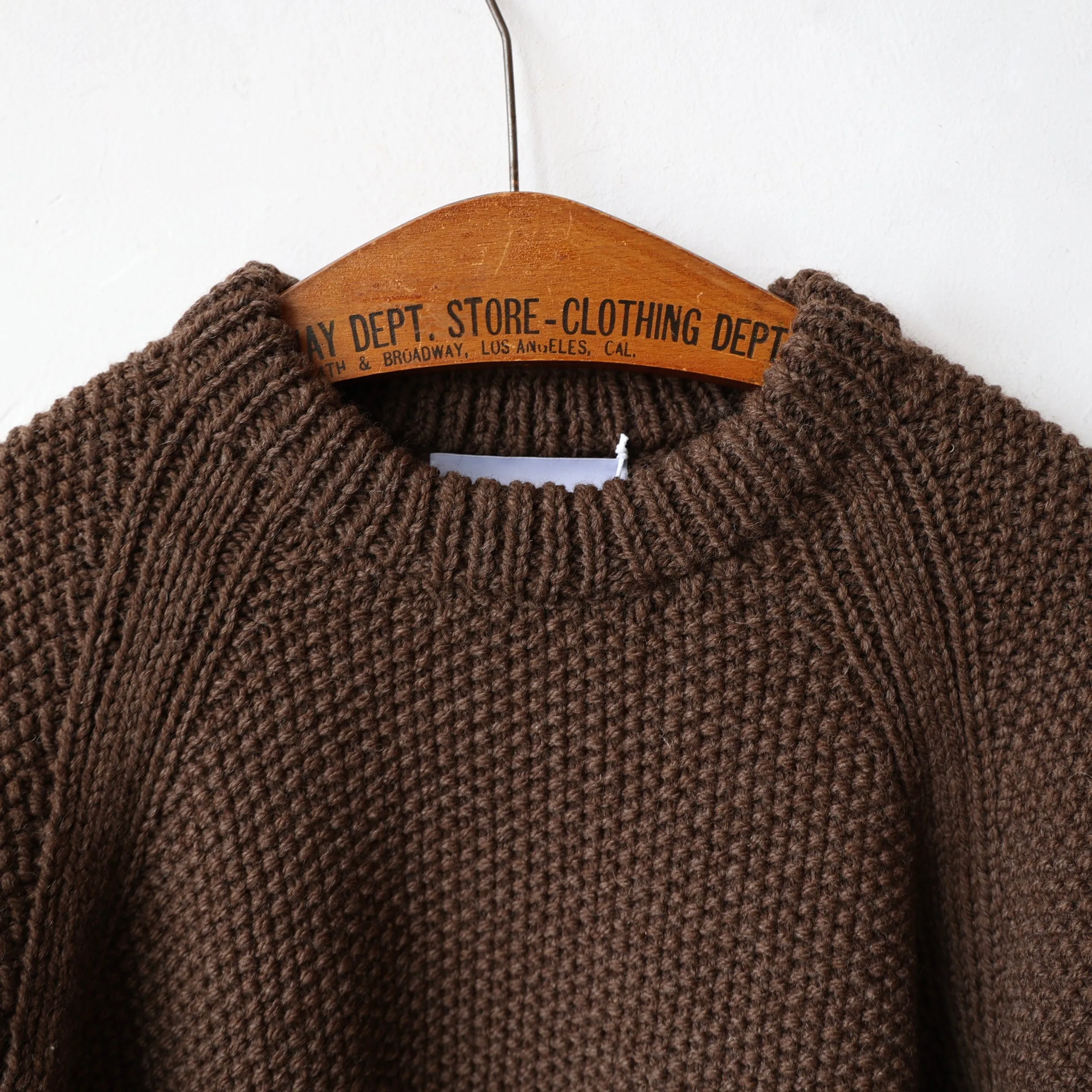 Ound Hand Knit Roble Pullover - Earth