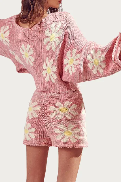 OVERSIZED RETRO COTTON-BLEND SWEATER