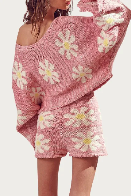 OVERSIZED RETRO COTTON-BLEND SWEATER