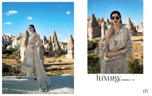 Pakistani Party Dress In Pearl White Color by Zainab Chotani Model# C 1711