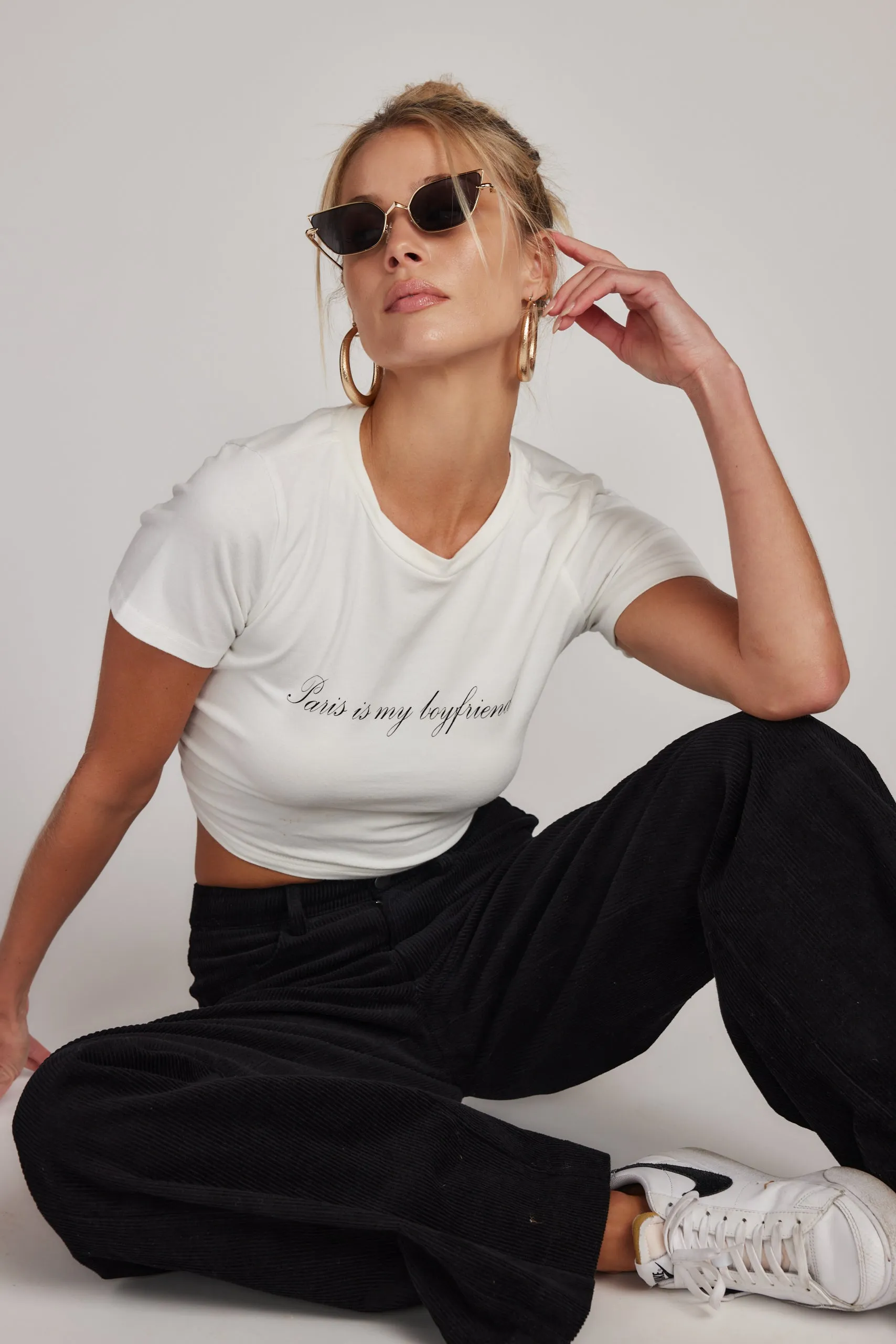 Paris Is My Boyfriend Baby Tee