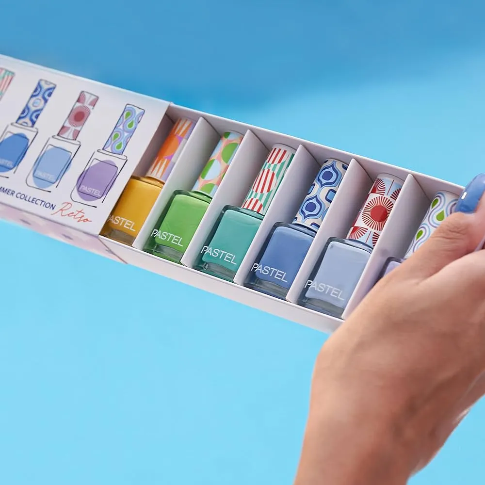 Pastel Retro Summer Collection Nail Polish Box Set