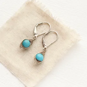 Perfect Wrap Turquoise Earrings