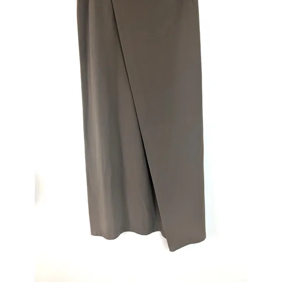 Peter O. Mahler Wrap Brown Lagenlook Maxi Skirt Size 1 Made in EU