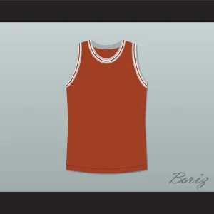 Philip Seymour Hoffman Sandy Lyle Along Came Polly Dark Orange Basketball Plain Jersey