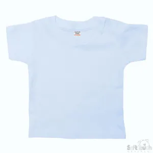 PLAIN BLUE TEE SHIRT (0-3 MONTHS) TS4653-B