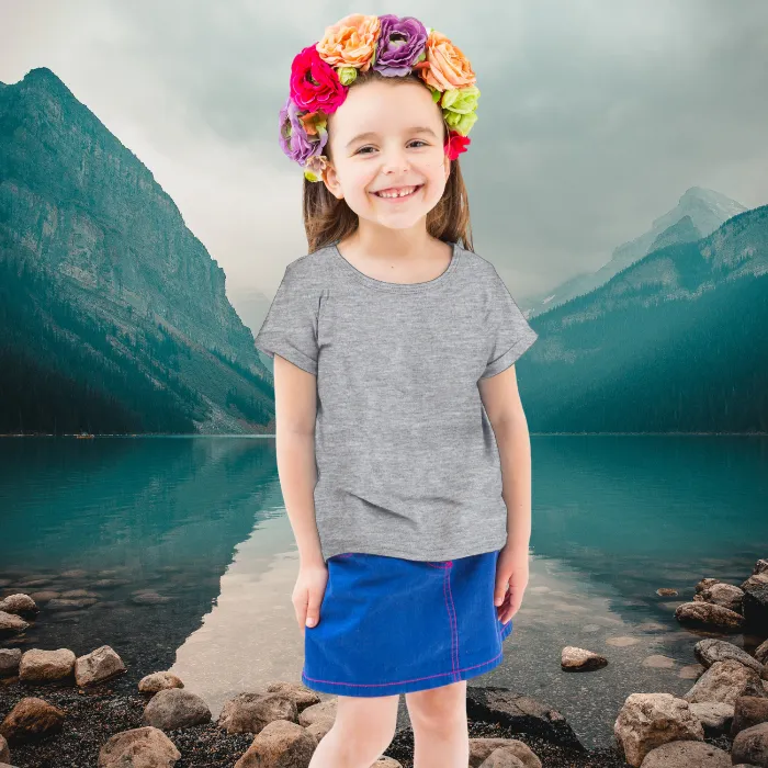 Plain Grey T-Shirt for Kids