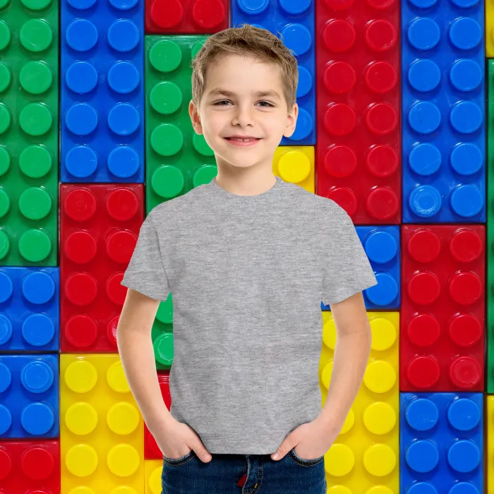 Plain Grey T-Shirt for Kids