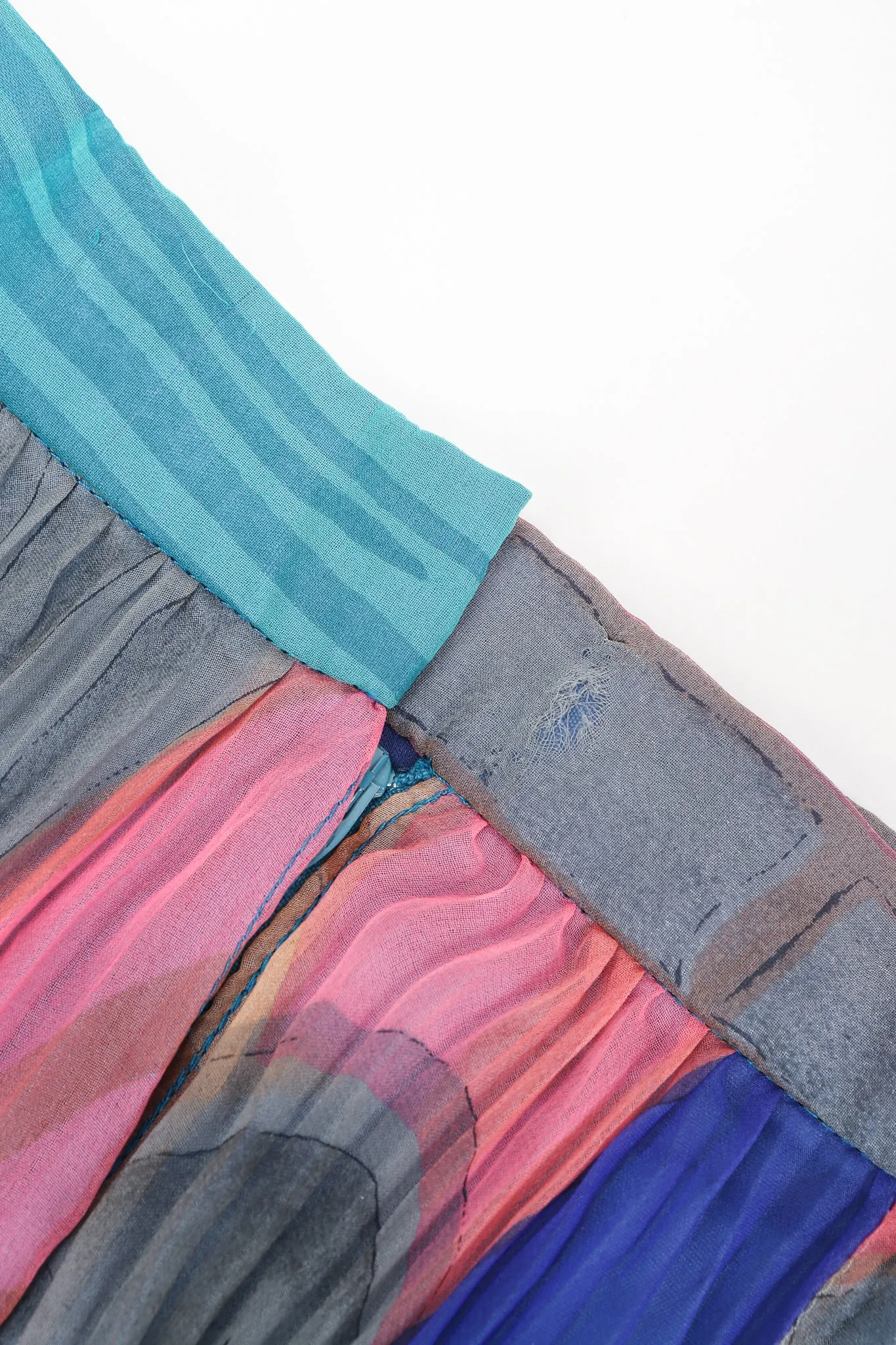 Pleated Chiffon Palazzo Pant