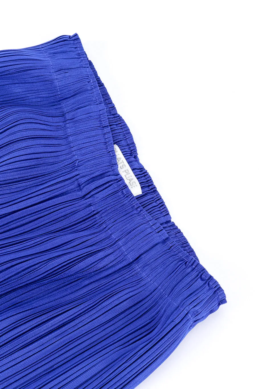 Plissé Capri Pant