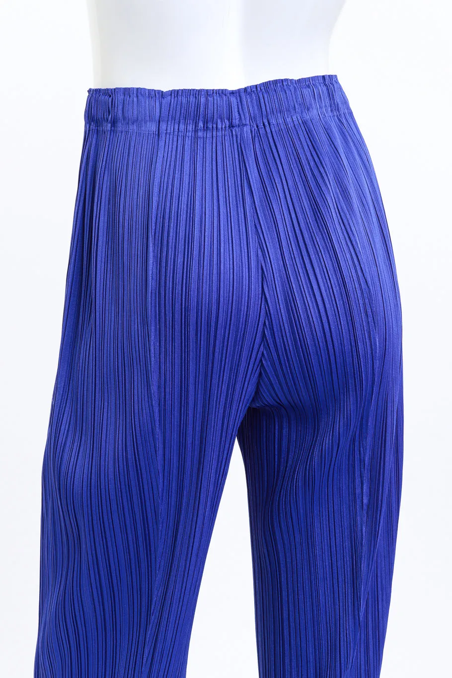Plissé Capri Pant