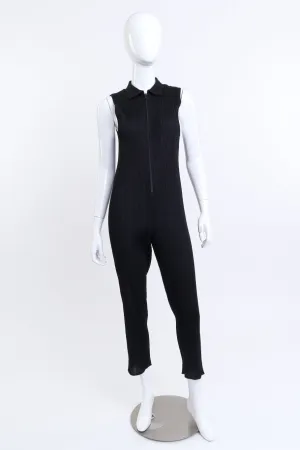 Plissé Pleated Jumpsuit