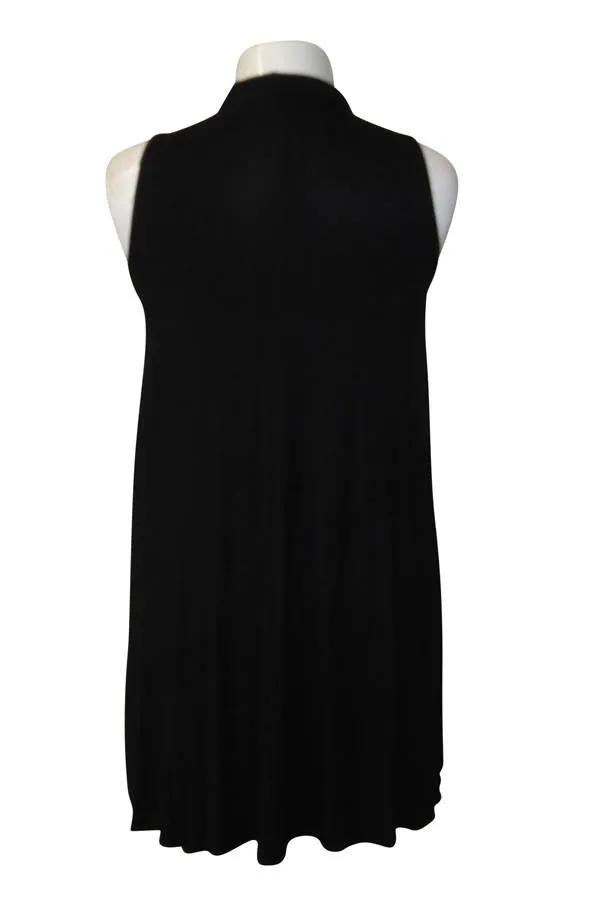 Plus Size Lace Up Neck Swingy Dress [SALE]