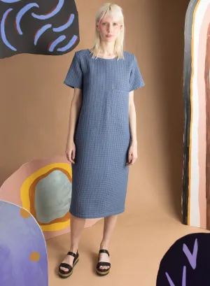Pocket T-Shirt Dress - Steel Blue
