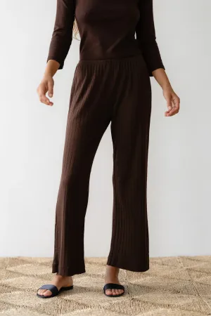 Pointelle Simple Crop Pant