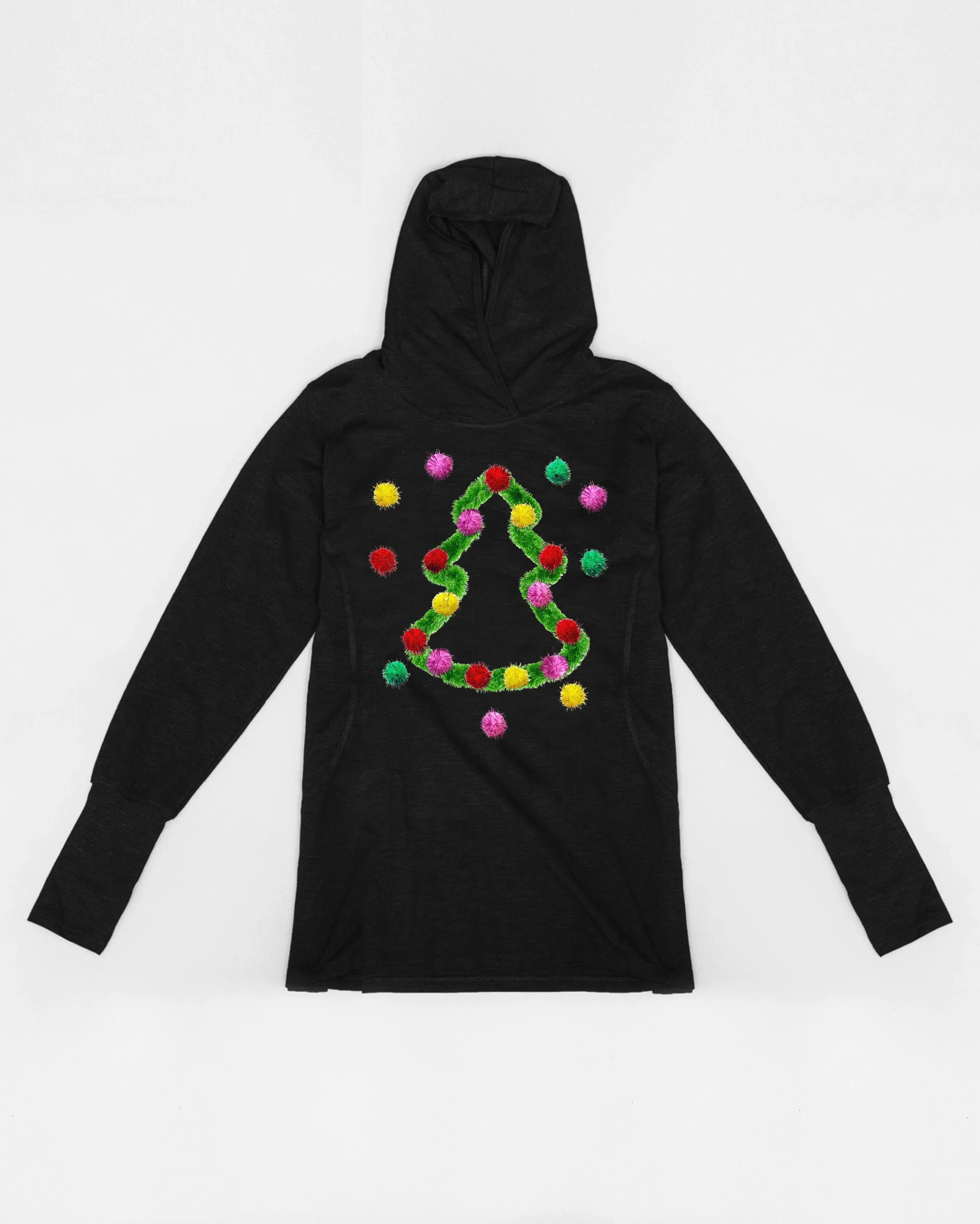Pom Poms Christmas Sweater