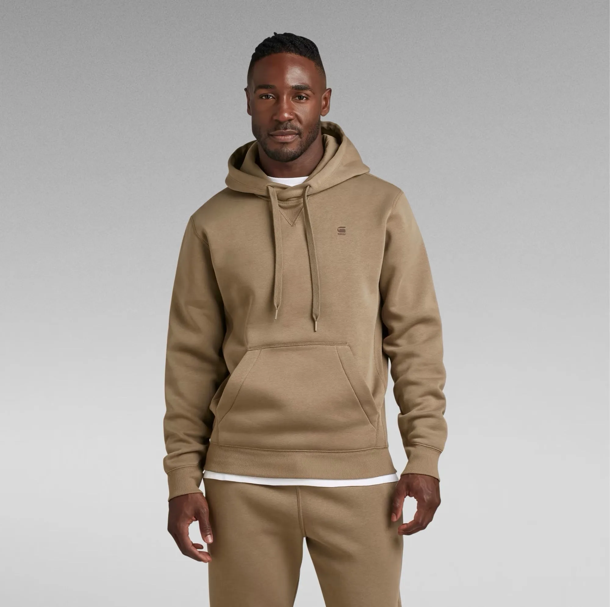 Premium Core Hooded Sweater Deep Walnut
