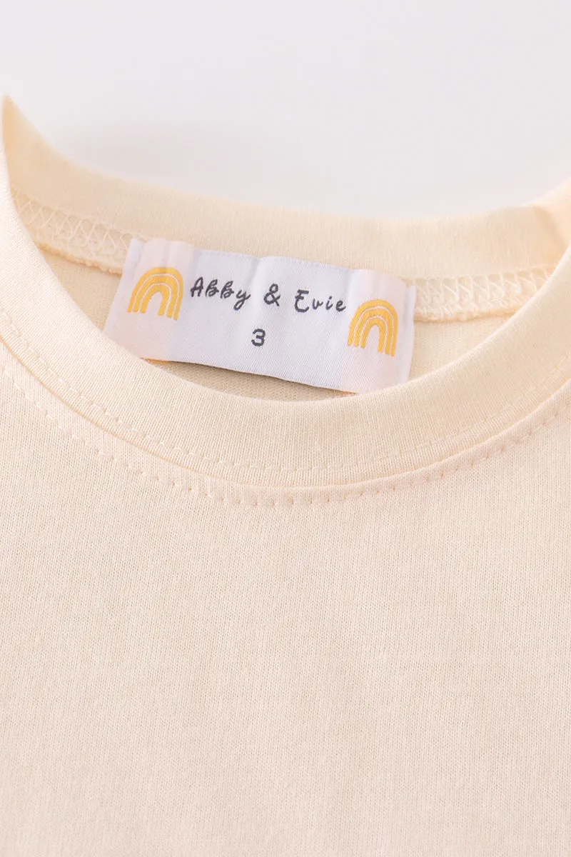 Premium Cream Basic T-shirt