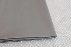 Premium Plastic Silver Table Skirt 29" x 14" Reusable