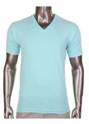 Pro Club Comfort Short Sleeve V-Neck Seafoam Green T-Shirt