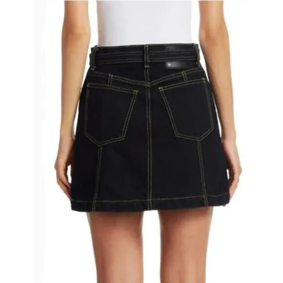 Proenza Schouler White Label Denim Mini Skirt Indigo Size 0