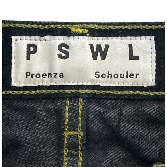 Proenza Schouler White Label Denim Mini Skirt Indigo Size 0