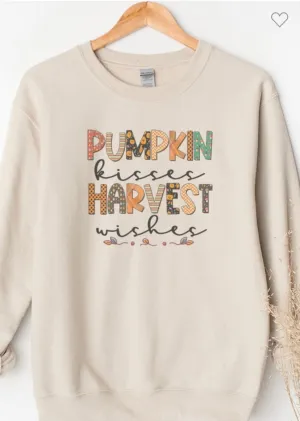 Pumpkin Kisses Harvest Wishes Sweater