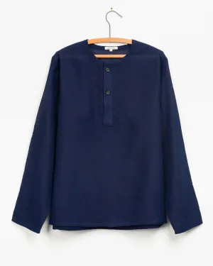 Radha Henley Shirt in Indigo