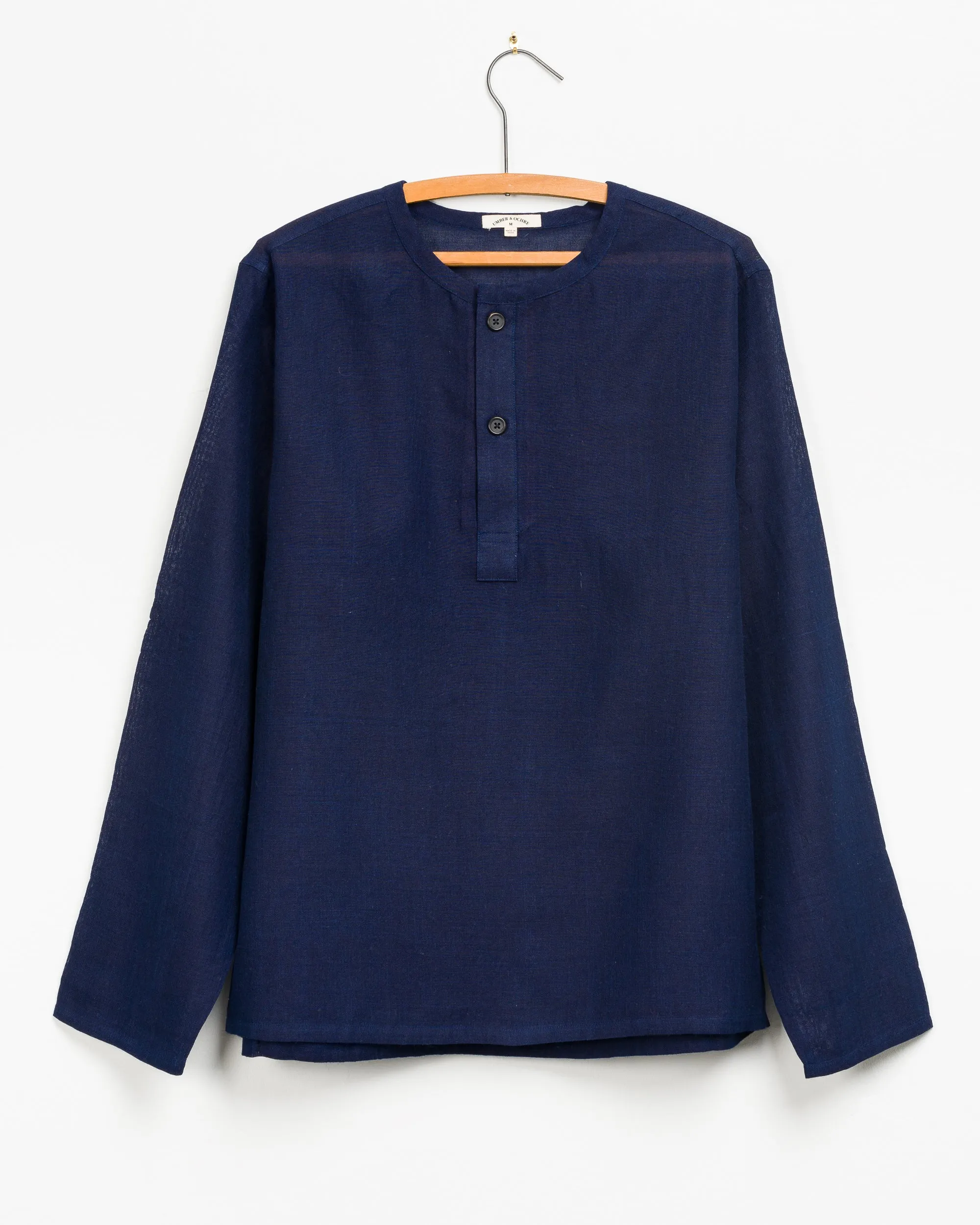 Radha Henley Shirt in Indigo