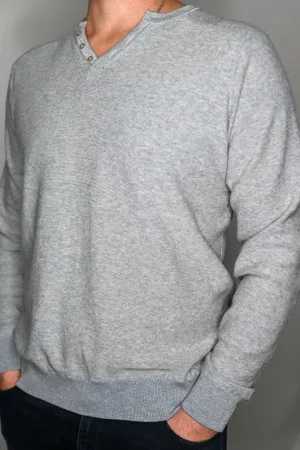 Raffi Vance Reversible Henley Sweater